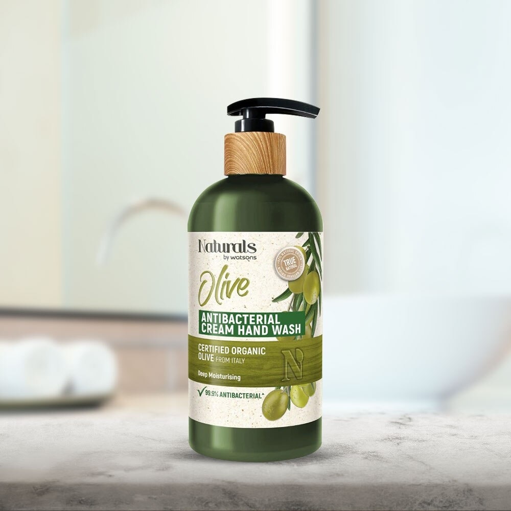 True Natural Olive Antibacterial Cream Hand Wash 400ml