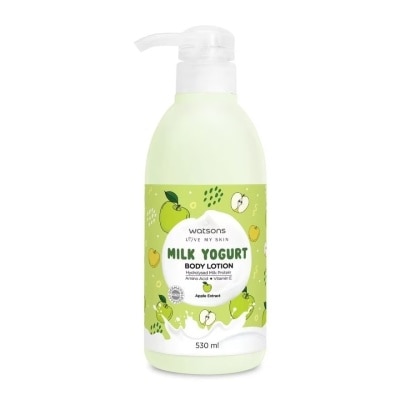 WATSONS Sữa Dưỡng Thể Watsons Milk Yogurt Hương Táo Body Lotion Apple Extract 530ml