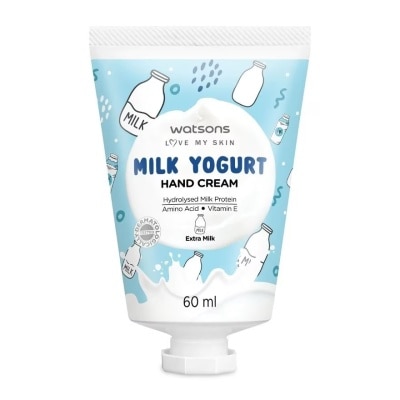 WATSONS Kem Dưỡng Tay Watsons Milk Yogurt Hương Sữa Hand Cream Extra Milk 60ml