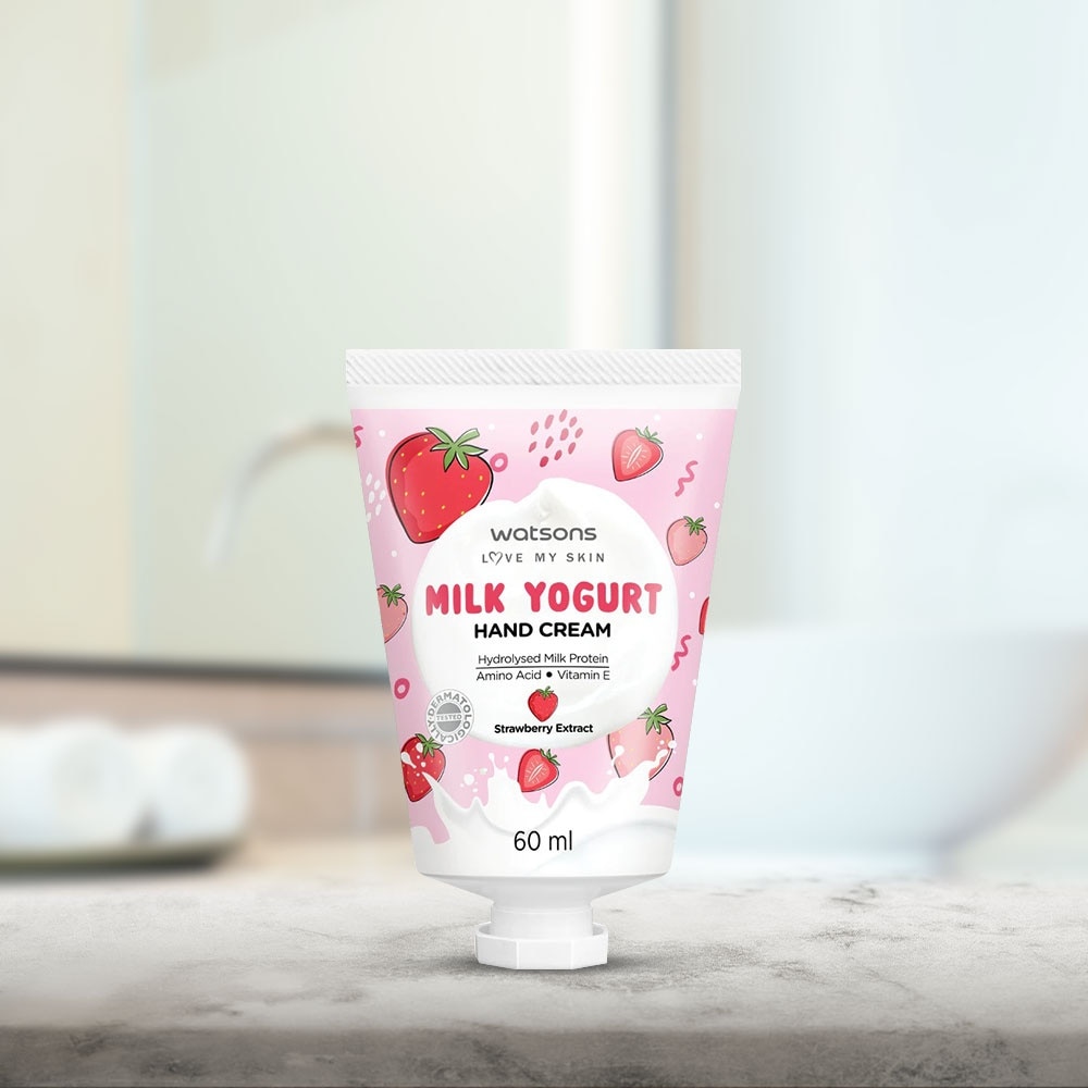 Milk Yogurt Hand Cream Strawberry Extract 60ml