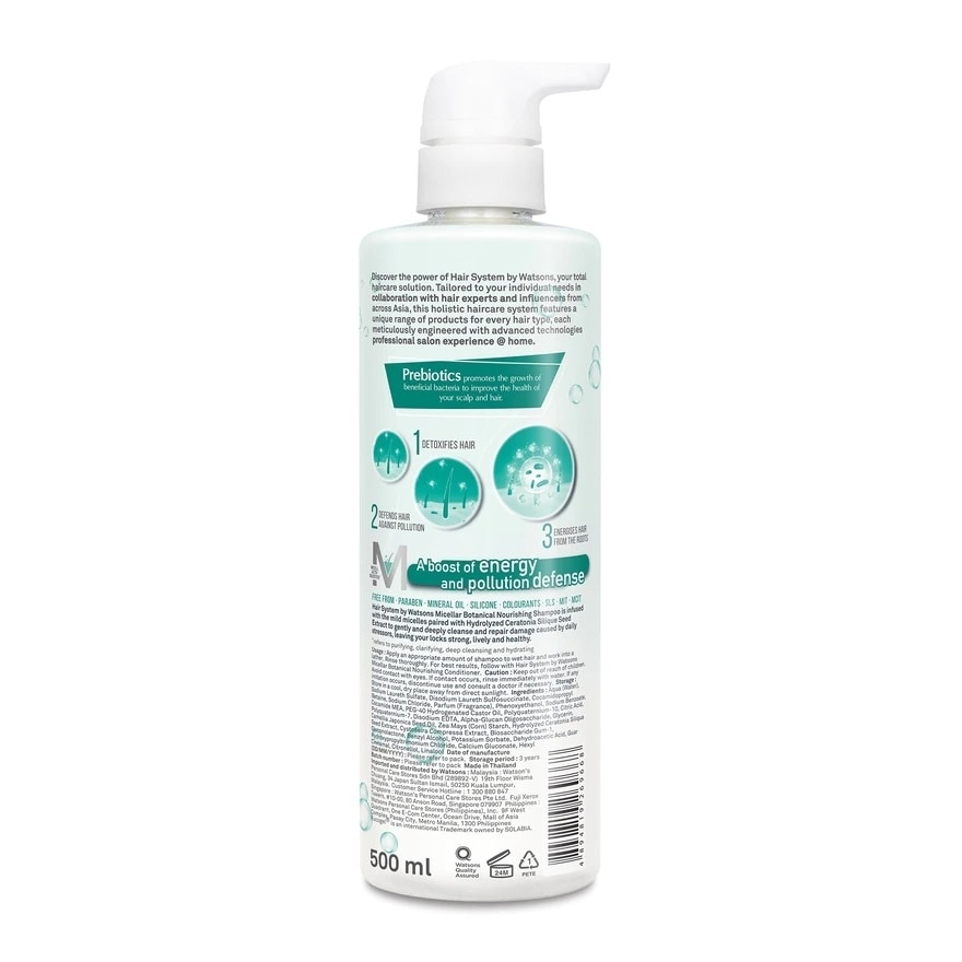 Micellar Botanical Nourishing Shampoo 500ml