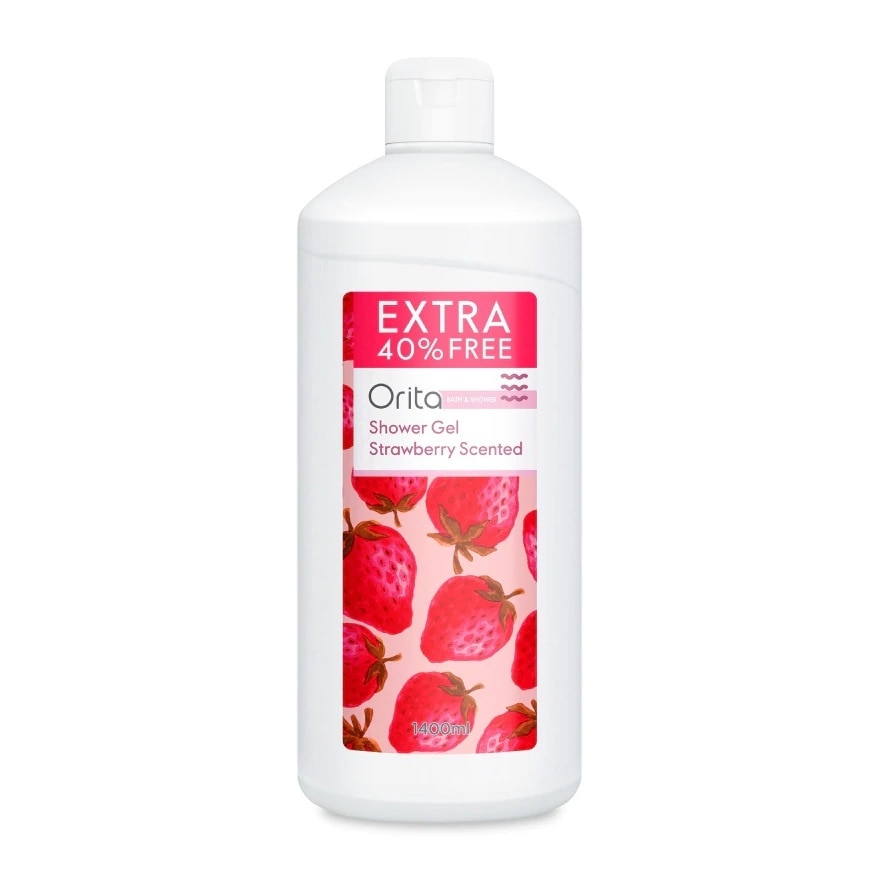 Shower Gel Strawberry Scented 1400ml