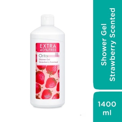 ORITA Gel Tắm Orita Strawberry Scented Shower Gel 1400ml