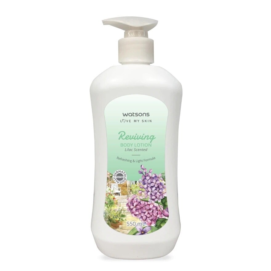 Sữa Dưỡng Thể Watsons Hương Hoa Lilac Giúp Phục Hồi Làn Da 550ml