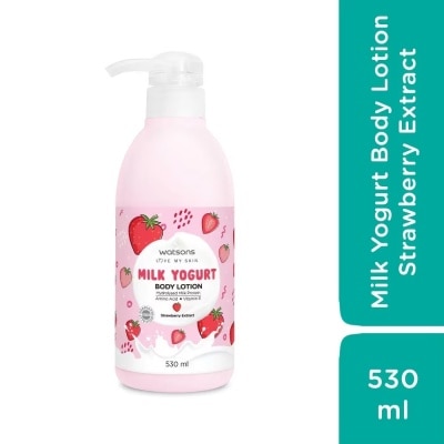 WATSONS - Milk Yogurt Body Lotion Strawberry Extract 530ml