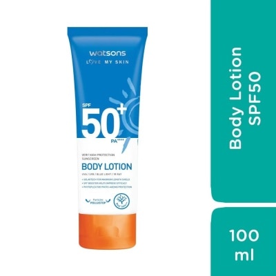 WATSONS Sữa Dưỡng Thể Chống Nắng Watsons Very High SPF50+ PA++++ 100ml