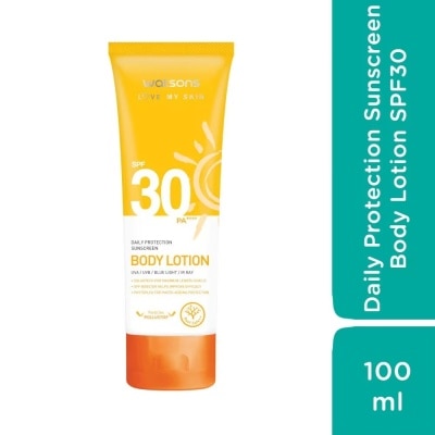 WATSONS Sữa Dưỡng Thể Chống Nắng Hằng Ngày Watsons SPF30 PA++++ 100ml