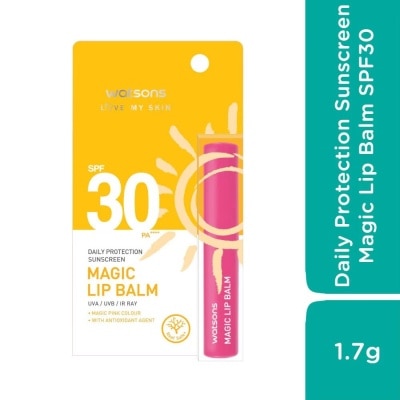 WATSONS Watsons Love My Skin Daily Protection Sunscreen Magic Lip Balm SPF30 PA++++ 1.7g