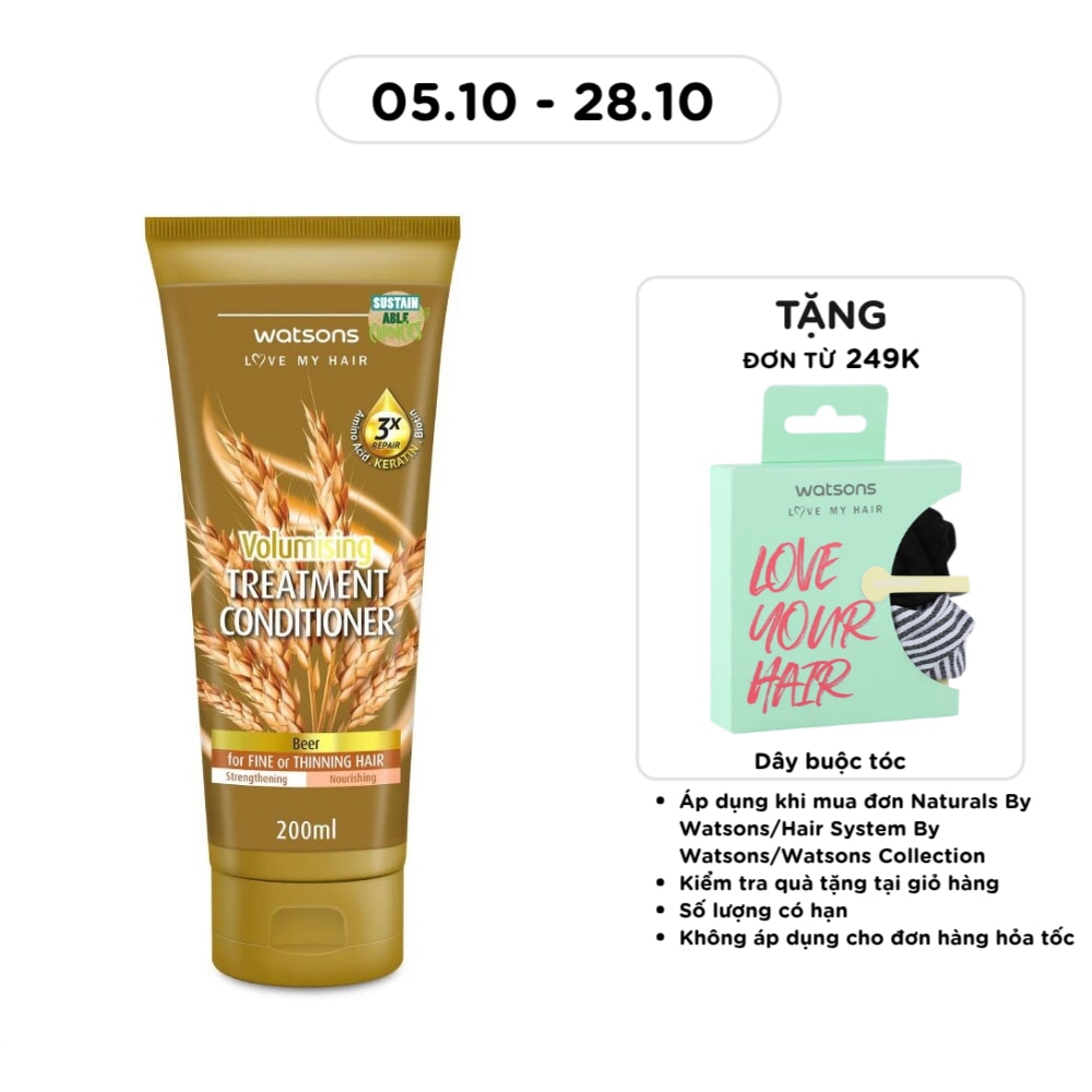 Treatment Conditioner Beer For Fine Or Thinning Hair 200ml image