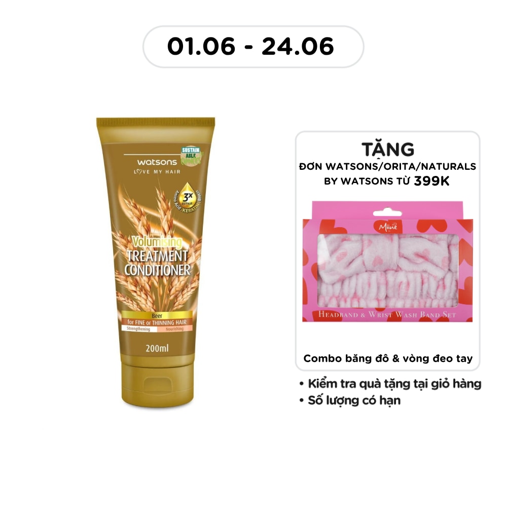 Treatment Conditioner Beer For Fine Or Thinning Hair 200ml