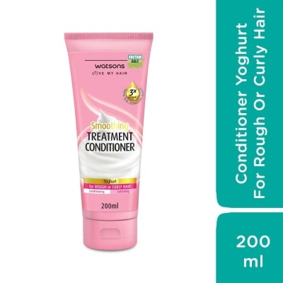 WATSONS Treatment Conditioner Yoghurt For Rough Or Curly Hair 200ml