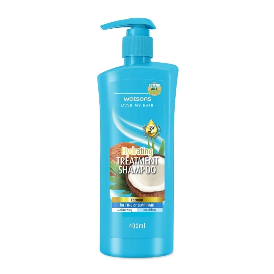 Treatment Shampoo Coconut For Fine Or Limp Hair 400ml