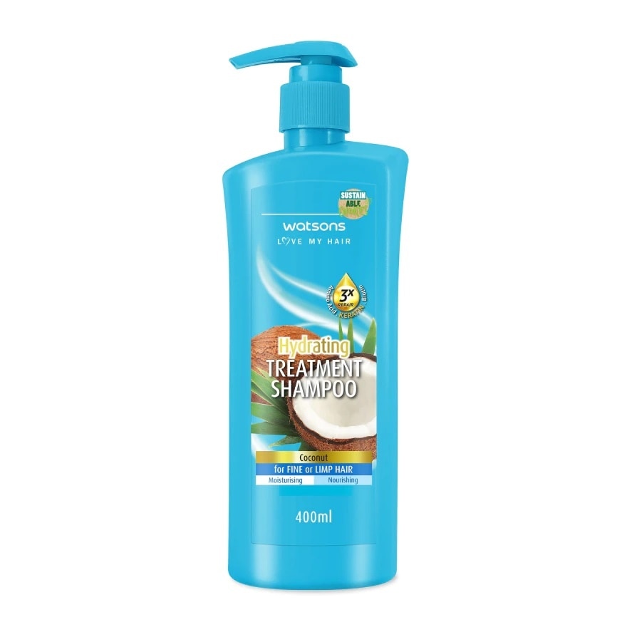 Dầu Gội Watsons Dưỡng Ẩm Hương Dừa 400ml