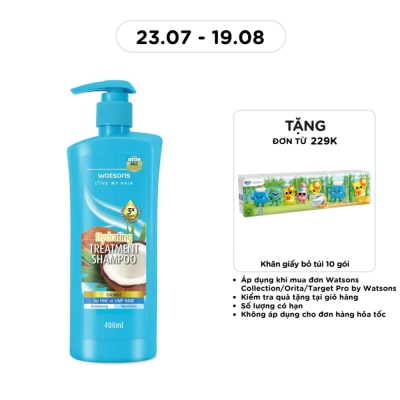WATSONS - Treatment Shampoo Coconut For Fine Or Limp Hair 400ml image