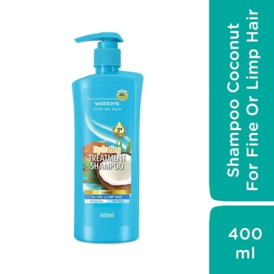 WATSONS Dầu Gội Watsons Dưỡng Ẩm Hương Dừa 400ml