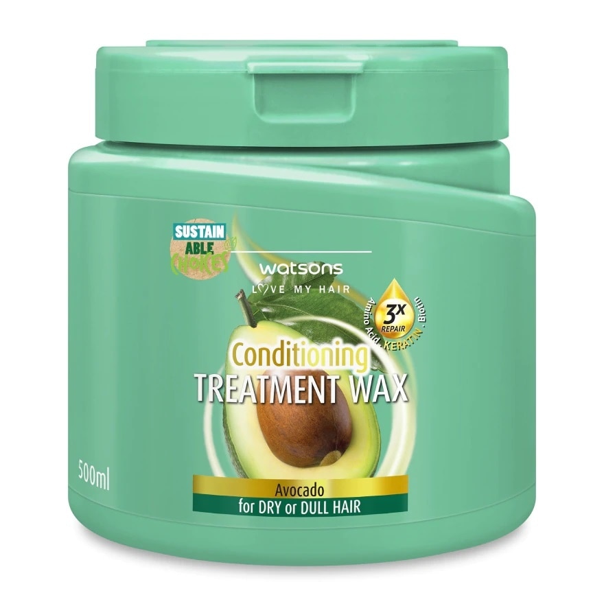 Treatment Wax Avocado For Dry Or Dull Hair 500ml