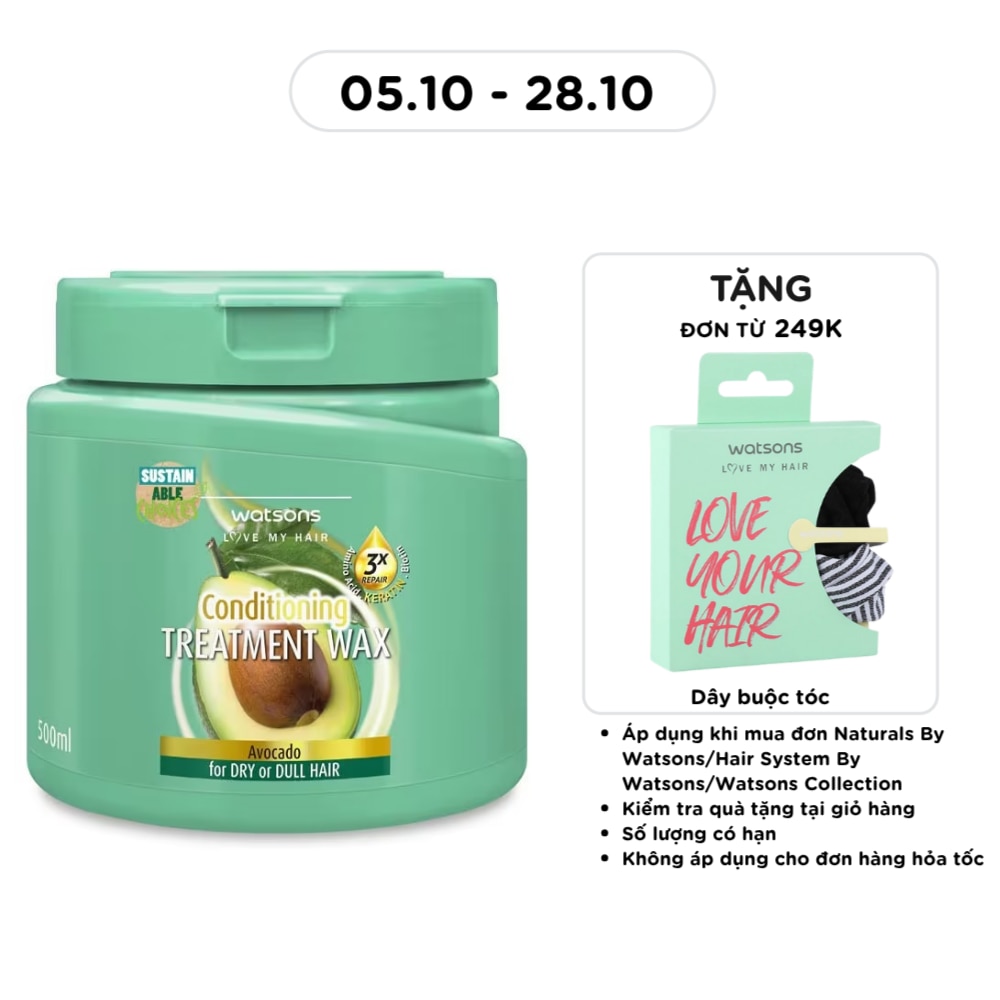 Treatment Wax Avocado For Dry Or Dull Hair 500ml image