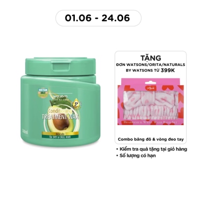 WATSONS - Kem Ủ Tóc Watsons Chiết Xuất Quả Bơ 500ml