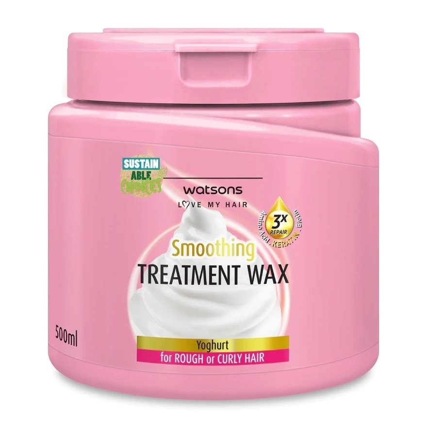 Treatment Wax Yoghurt For Rough Or Curly Hair 500ml