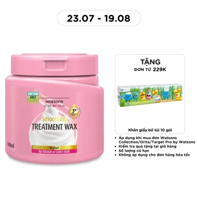 WATSONS - Kem Ủ Tóc Watsons Chiết Xuất Sữa Chua 500ml image