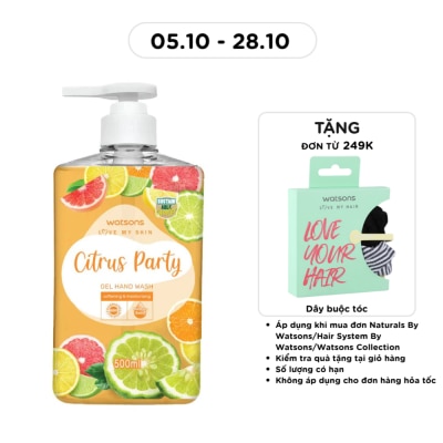 WATSONS Love My Skin Citrus Party Gel Hand Wash 500ml image