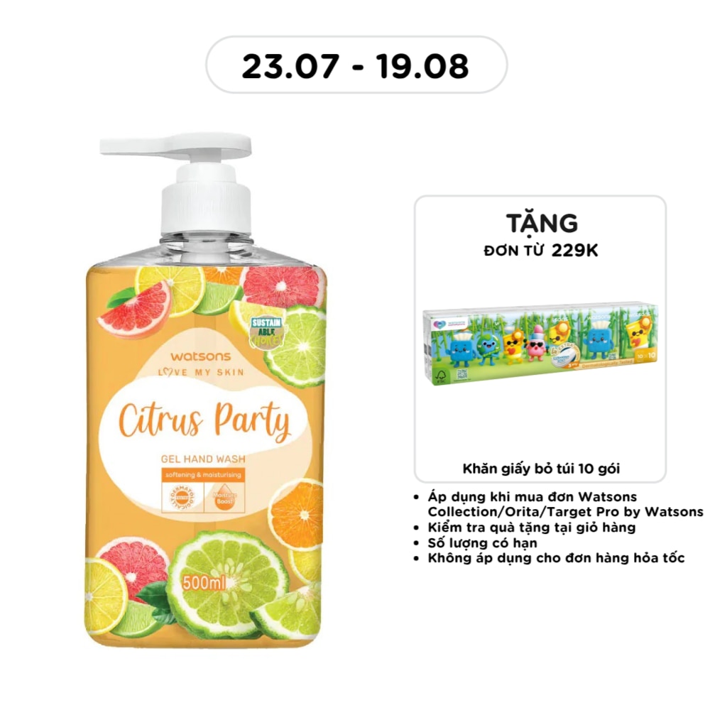 Love My Skin Citrus Party Gel Hand Wash 500ml image