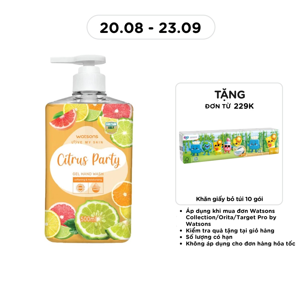 Love My Skin Citrus Party Gel Hand Wash 500ml image