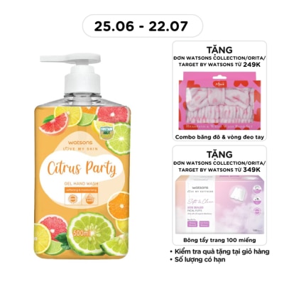 WATSONS - Love My Skin Citrus Party Gel Hand Wash 500ml