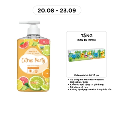 WATSONS - Love My Skin Citrus Party Gel Hand Wash 500ml image