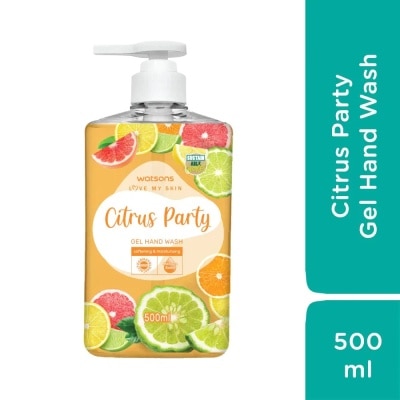 WATSONS - Love My Skin Citrus Party Gel Hand Wash 500ml