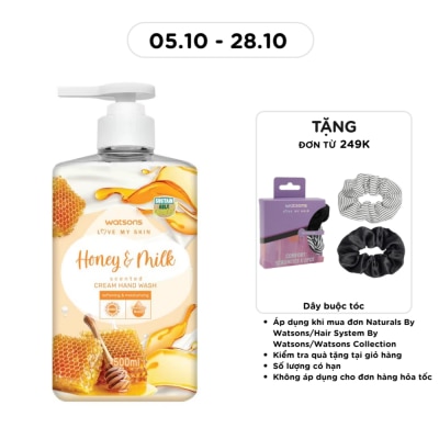 WATSONS Love My Skin Honey Milk Scented Cream Hand Wash 500ml image