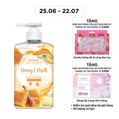 WATSONS - Love My Skin Honey Milk Scented Cream Hand Wash 500ml