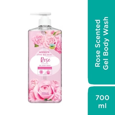 WATSONS Love My Skin Rose Scented Gel Body Wash 700ml