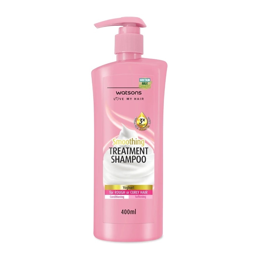 Treatment Shampoo Yoghurt for Rough or Curly Hair 400ml