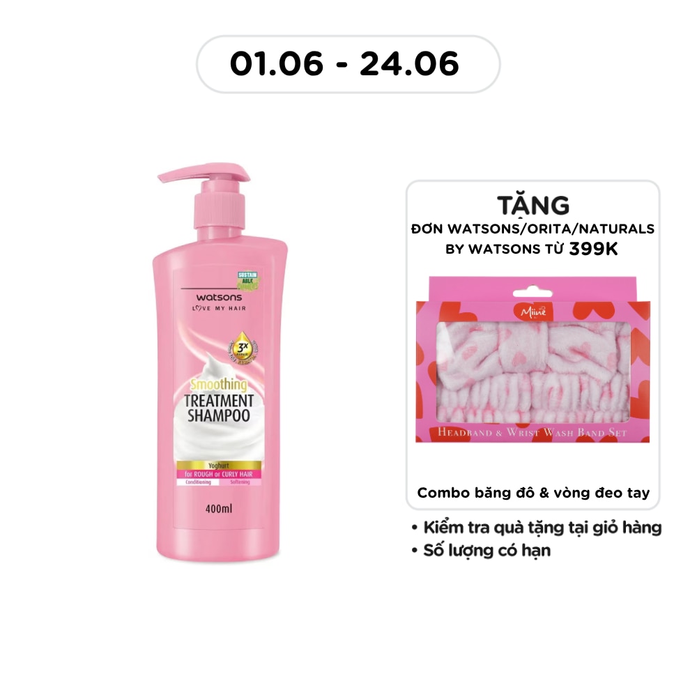 Treatment Shampoo Yoghurt for Rough or Curly Hair 400ml