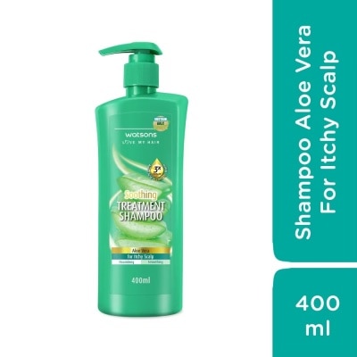 WATSONS Treatment Shampoo Aloe Vera for Itchy Scalp 400ml