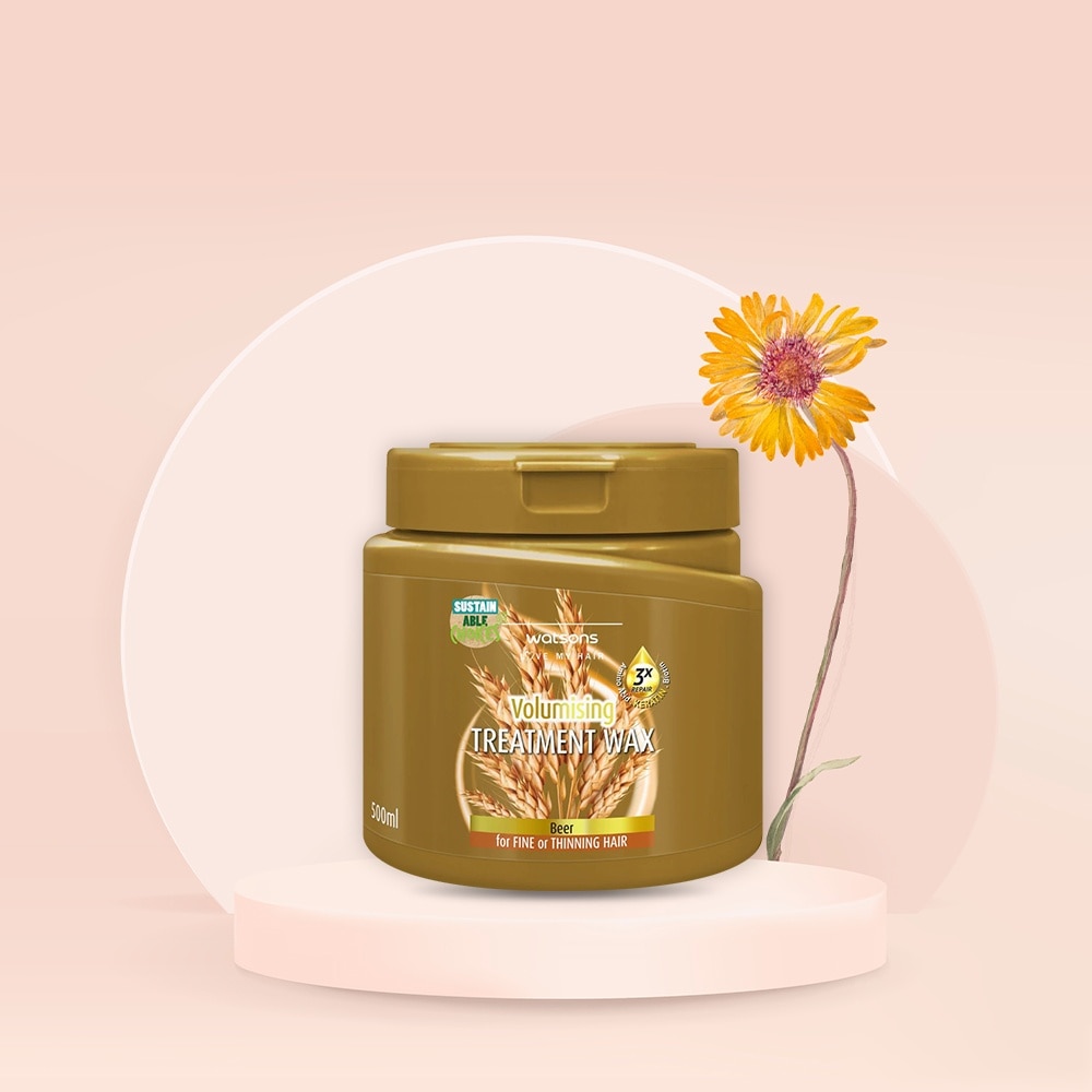 Treatment Wax Beer for Fine or Thinning Hair 500ml