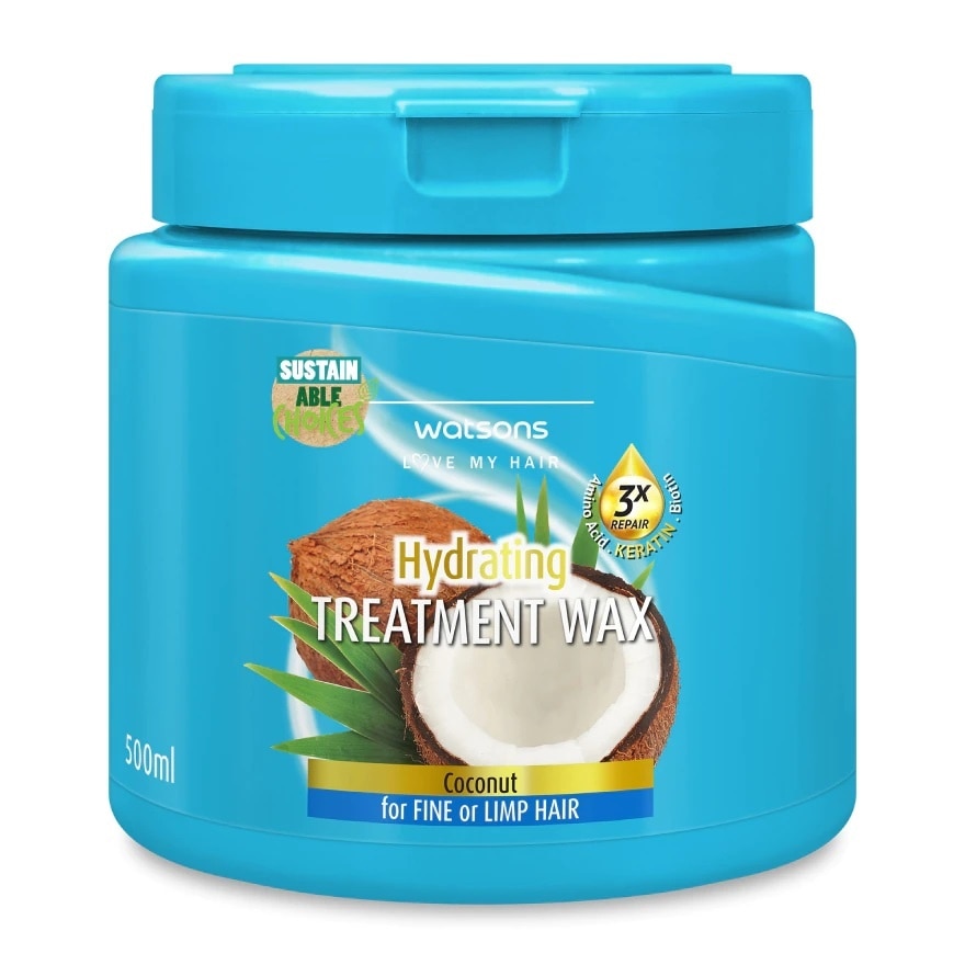 Treatment Wax Coconut for Fine or Limp Hair 500ml