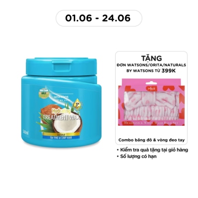 WATSONS - Kem Ủ Tóc Watsons Treatment Wax Coconut for Fine Or Limp Hair 500ml