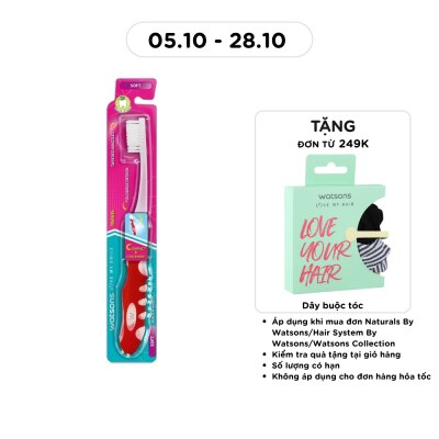 WATSONS Travel Toothbrush (Soft) 1s image