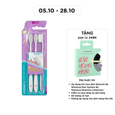 WATSONS Gentle Soft Toothbrush 3s image
