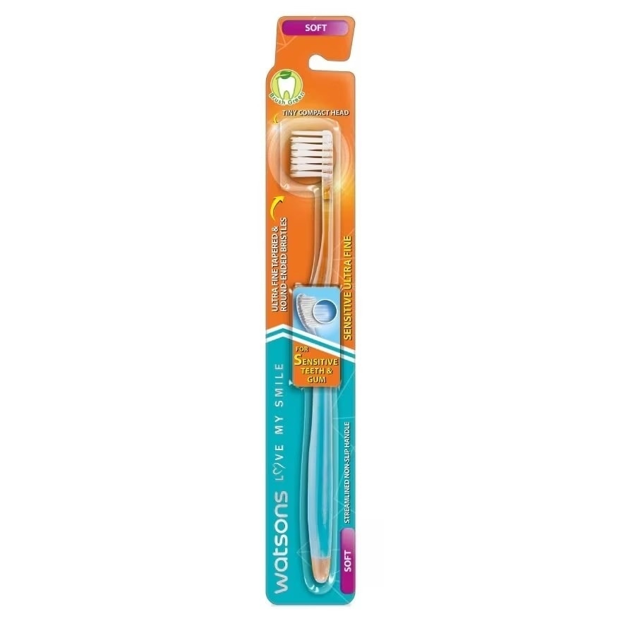 Bàn Chải Đánh Răng Watsons Sensitive Ultra Fine Toothbrush (Soft) 1 cây