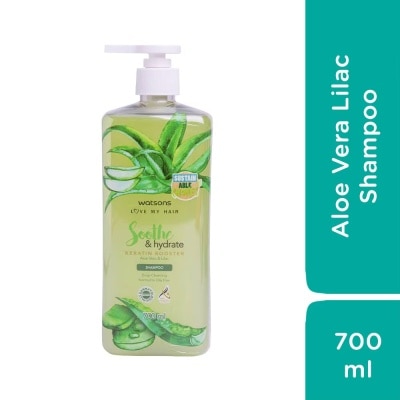 WATSONS Dầu Gội Watsons Aloe Vera Lilac Shampoo 700ml