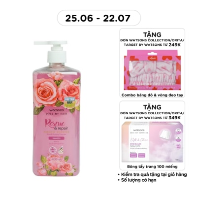 WATSONS - Dầu Gội Watsons Rose Evening Primrose Shampoo 700ml