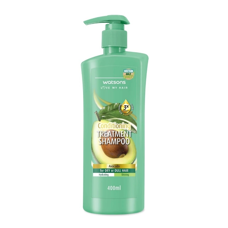 Dầu Gội Watsons Treatment Shampoo Avocado 400ml