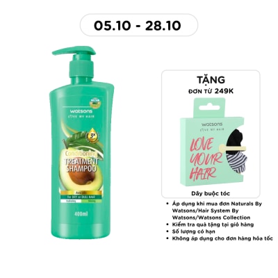 WATSONS Dầu Gội Watsons Treatment Shampoo Avocado 400ml image