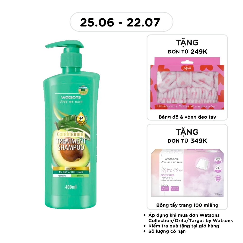 Treatment Shampoo Avocado for Dry or Dull Hair 400ml
