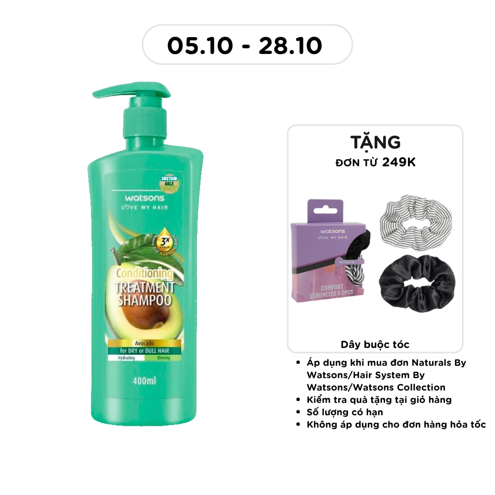 Treatment Shampoo Avocado for Dry or Dull Hair 400ml image