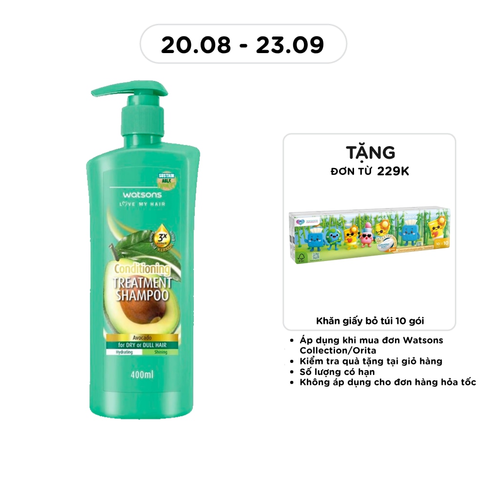 Treatment Shampoo Avocado for Dry or Dull Hair 400ml