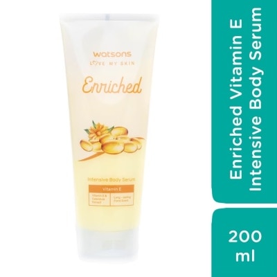 WATSONS Tinh Chất Dưỡng Thể Watsons Enriched Vitamin E 200ml